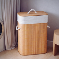 Cesto De Roupa Suja Bambu