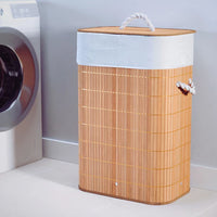 Cesto De Roupa Suja Bambu