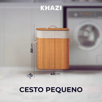 Cesto De Roupa Suja Bambu