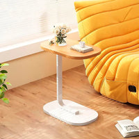 Mesa De Apoio Lateral Para Sofá Cama Notebook Portatil - Base de Ferro e MDF