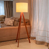 Abajur de Chão Aurora Rústica tripé