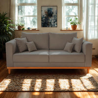 Sofá 3 Lugares 1,80m Retro Sala de Estar Aurora