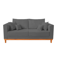 Sofá 3 Lugares 1,80m Retro Sala de Estar Aurora