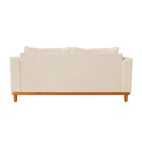 Sofá 3 Lugares 1,80m Retro Sala de Estar Aurora