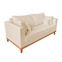 Sofá 3 Lugares 1,80m Retro Sala de Estar Aurora