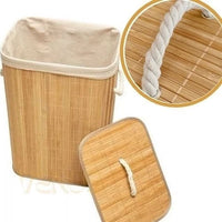 Cesto De Roupa Suja Bambu