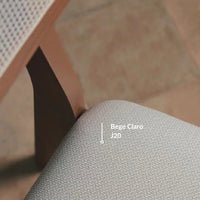 Conjunto Sala de Jantar Mesa Lisboa Hexagonal com 4 Cadeiras Palha Sintética